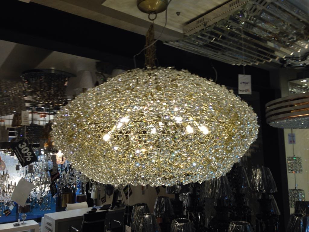 Lustre Cristal Oval 80