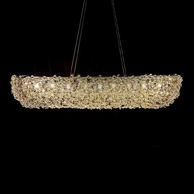 Lustre Cristal Retangular